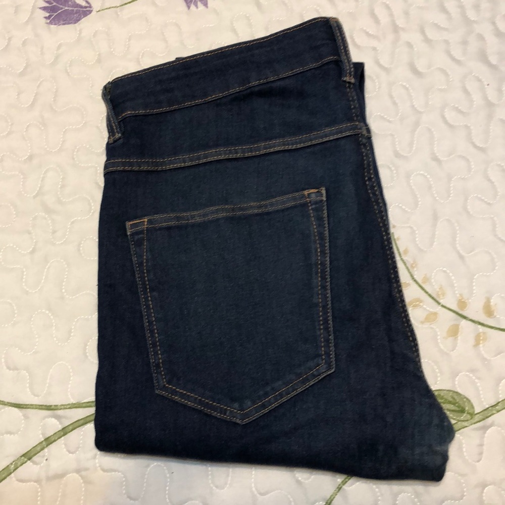 H&M Mens’s Skinny Low Waist Indigo Blue 32/30